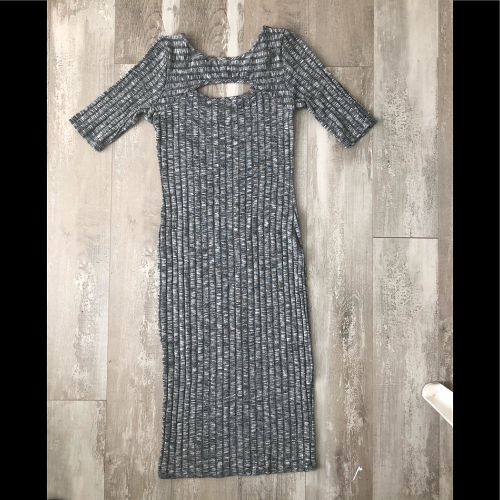 Midi sweater dress